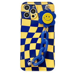 Smiley Flower Chain iPhone Case