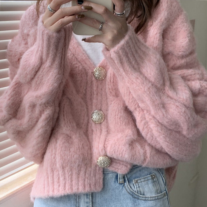 Soft Girl Cropped Cardigan