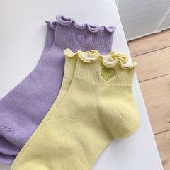 Soft Girl Heart Socks