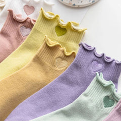 Soft Girl Heart Socks