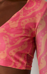 Sookie Pink Print Top