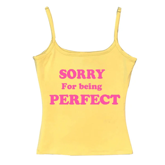 Sorry For Being Perfect Tank Top