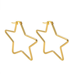 Stars Hoop Earrings