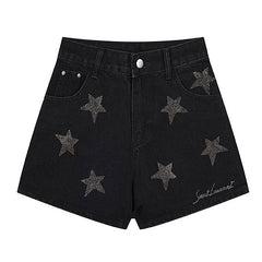 Superstar Behavior Rhinestone Shorts