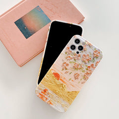 Sunset Oil Painting iPhone Case