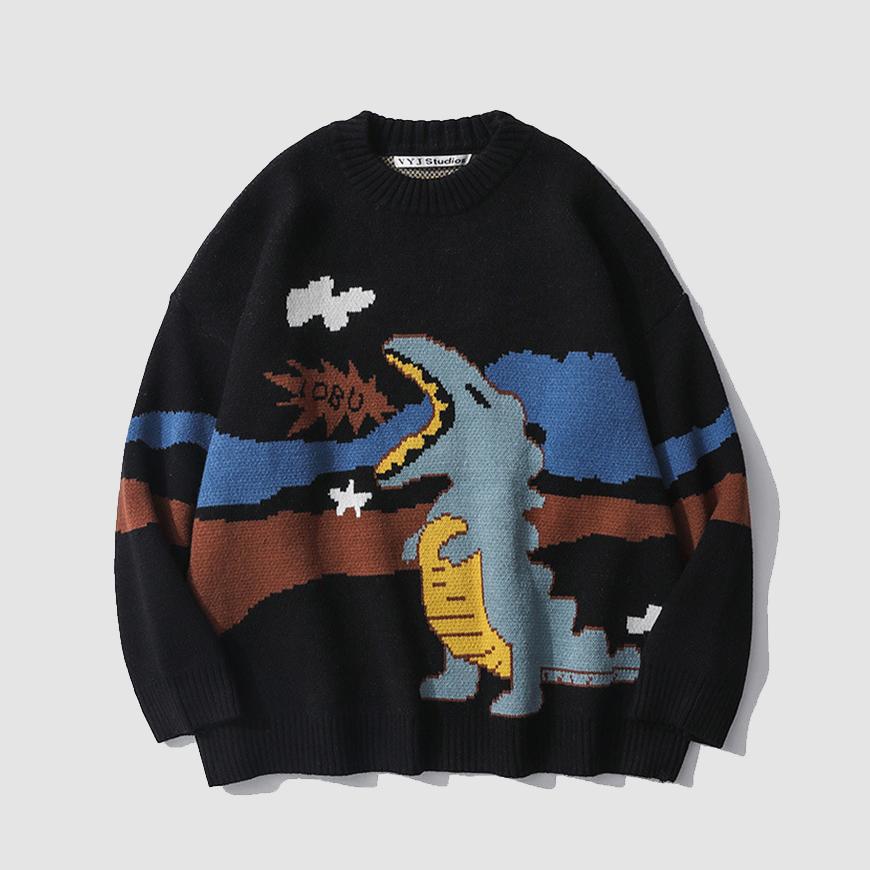 “Oohâ€?Dinosaur Sweater