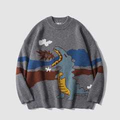 “Oohâ€?Dinosaur Sweater