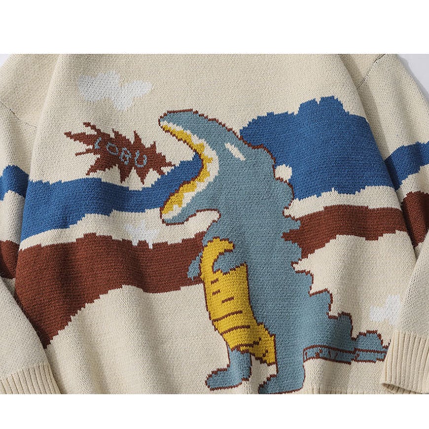 “Oohâ€?Dinosaur Sweater