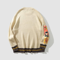 Van Gogh Painting Print Knit Sweater