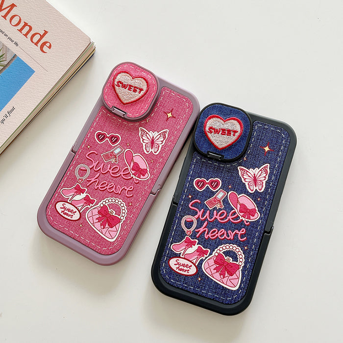 Sweetheart Denim iPhone Case