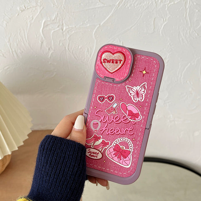 Sweetheart Denim iPhone Case