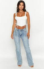 Tara White Corset