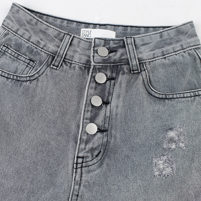 Teen Craft Grey Baggy Jeans