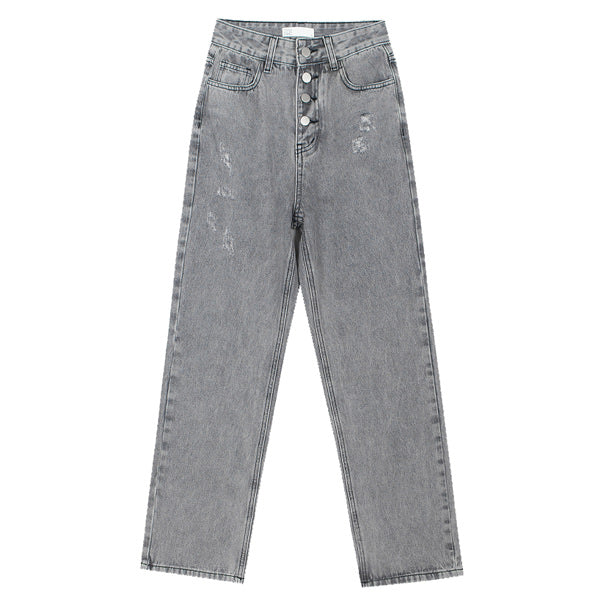 Teen Craft Grey Baggy Jeans