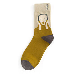 The Scream Munch Socks