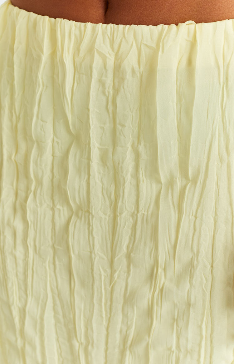 The Moment Yellow Maxi Skirt