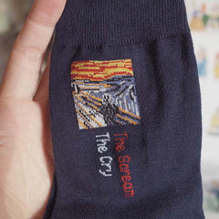 The Scream Munch Socks