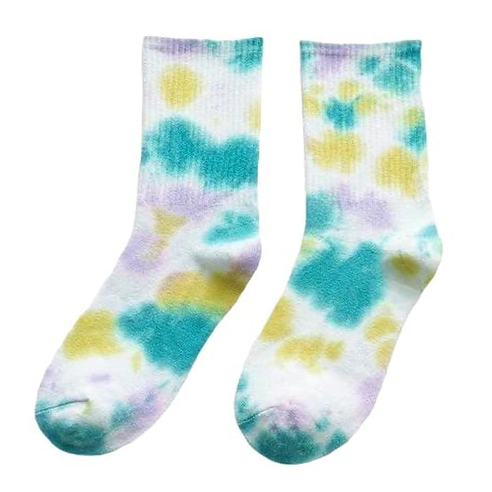 Tie Dye Crew Socks