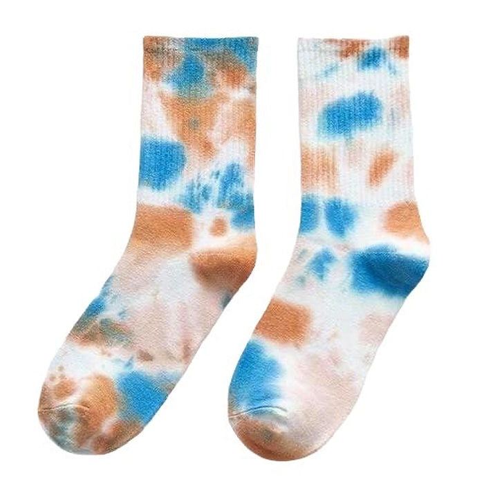 Tie Dye Crew Socks