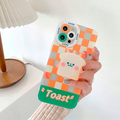 Toast Checkered iPhone Case