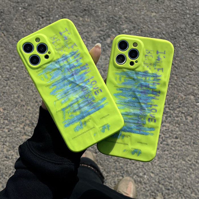 Toxic Green iPhone Case