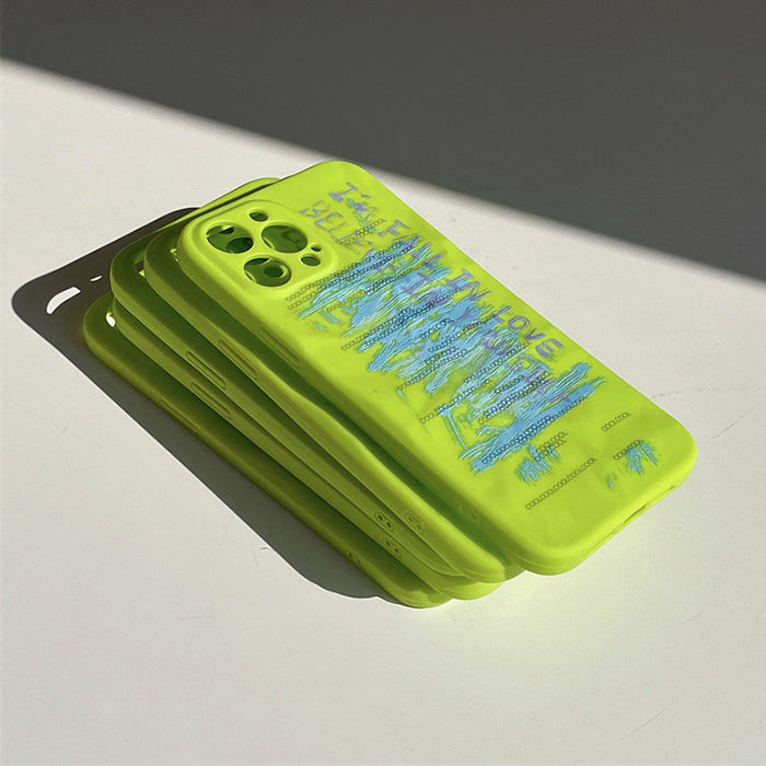 Toxic Green iPhone Case