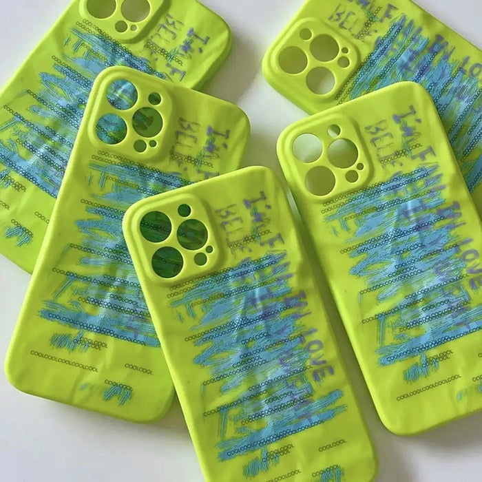 Toxic Green iPhone Case