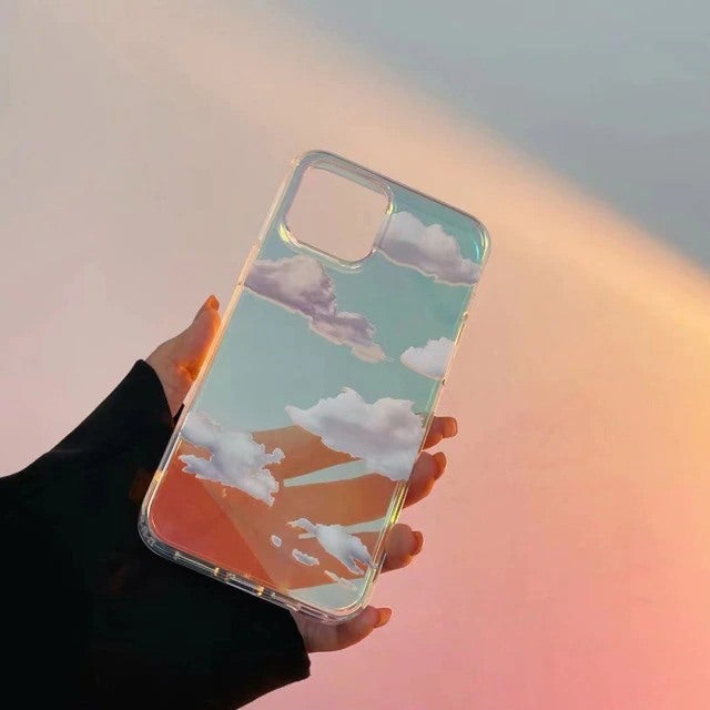 Transparent Clouds iPhone Case