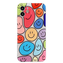 Trippy Smiley iPhone Case