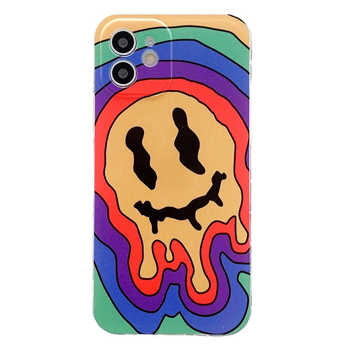 Trippy Smiley iPhone Case