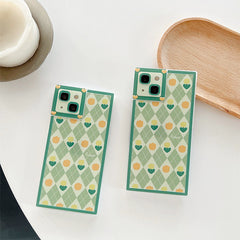 Tulip Argyle iPhone Case