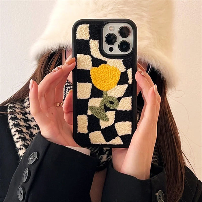 Tulip Checkered iPhone Case