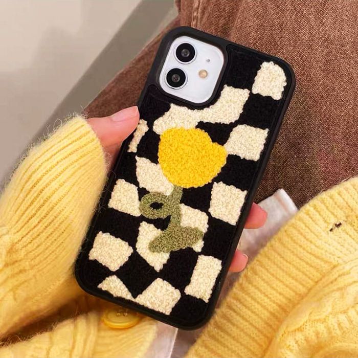 Tulip Checkered iPhone Case