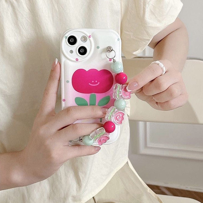 Tulip Flower Chain iPhone Case