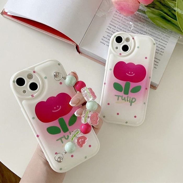 Tulip Flower Chain iPhone Case