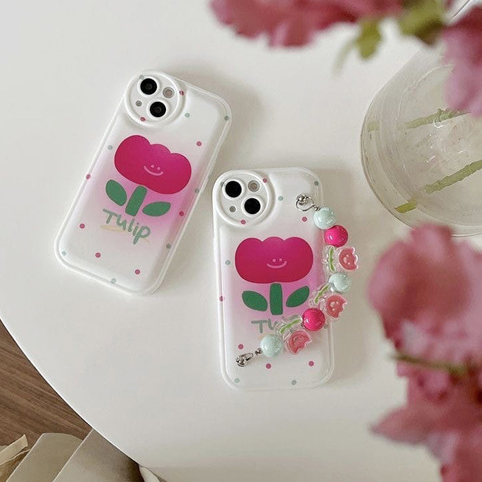 Tulip Flower Chain iPhone Case