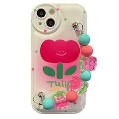 Tulip Flower Chain iPhone Case