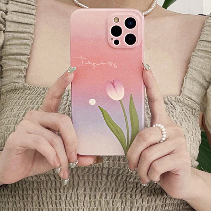 Tulip Gradient iPhone Case