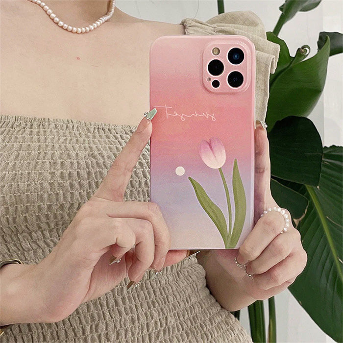 Tulip Gradient iPhone Case