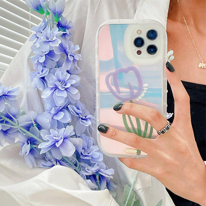 Tulip Holographic iPhone Case