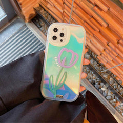 Tulip Holographic iPhone Case