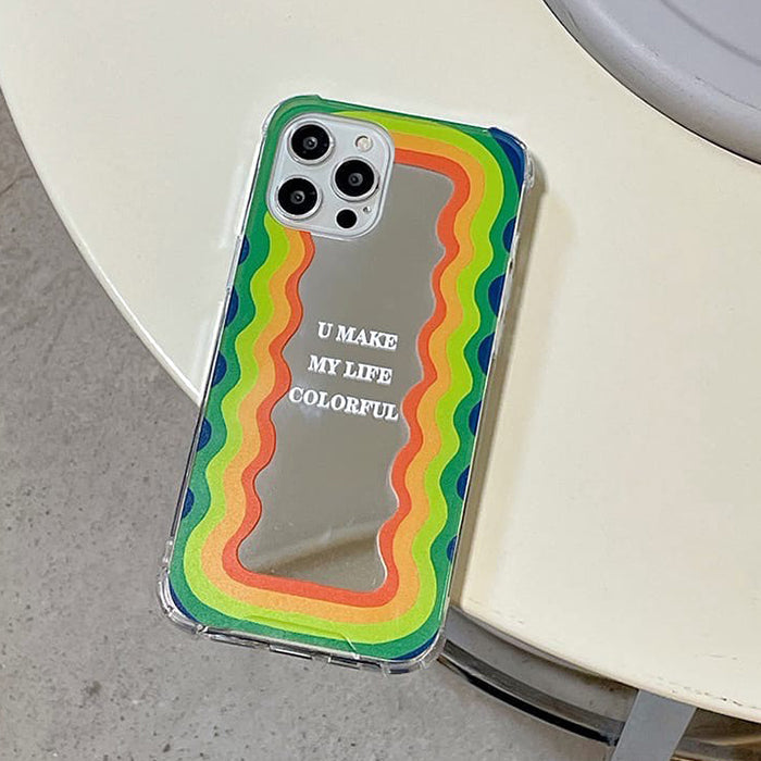 U Make My Life Colorful iPhone Case