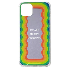 U Make My Life Colorful iPhone Case