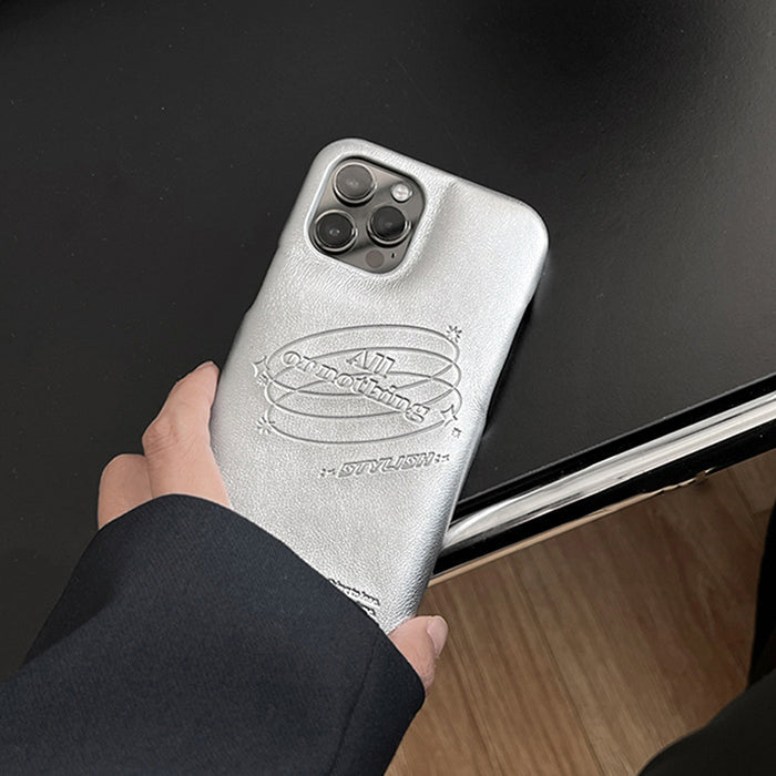 Universe Silver iPhone Case