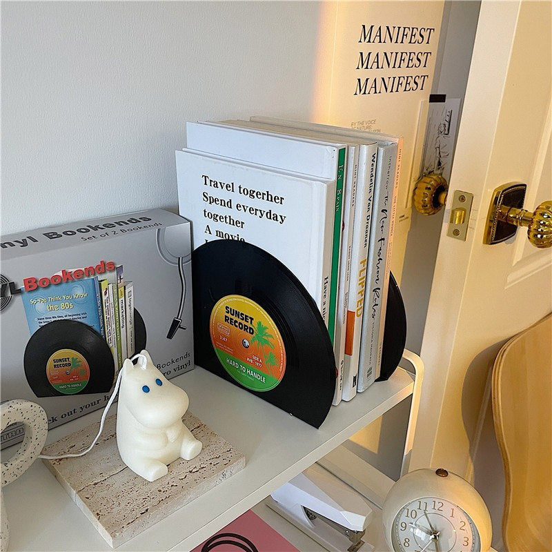 Vinyl Record Book Stand