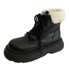 Warm Sheepskin Ankle Boots