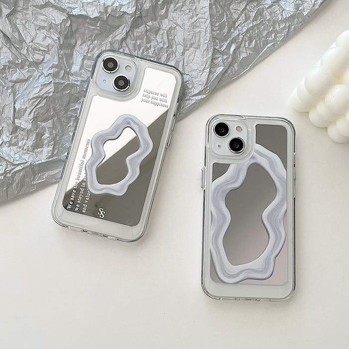 Wavy Mirror iPhone Case