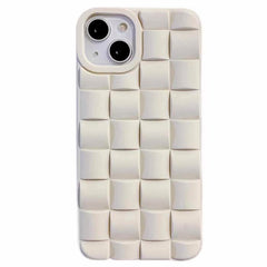 White Checkered iPhone Case