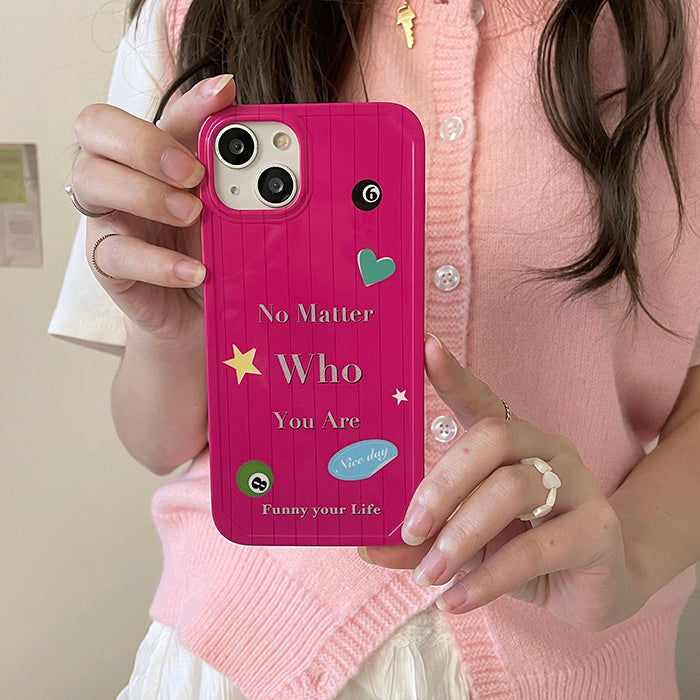 Who You Are iPhone Case