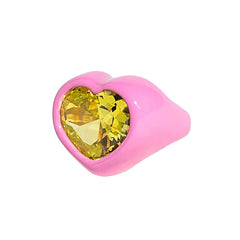 Y2K Chunky Heart Ring